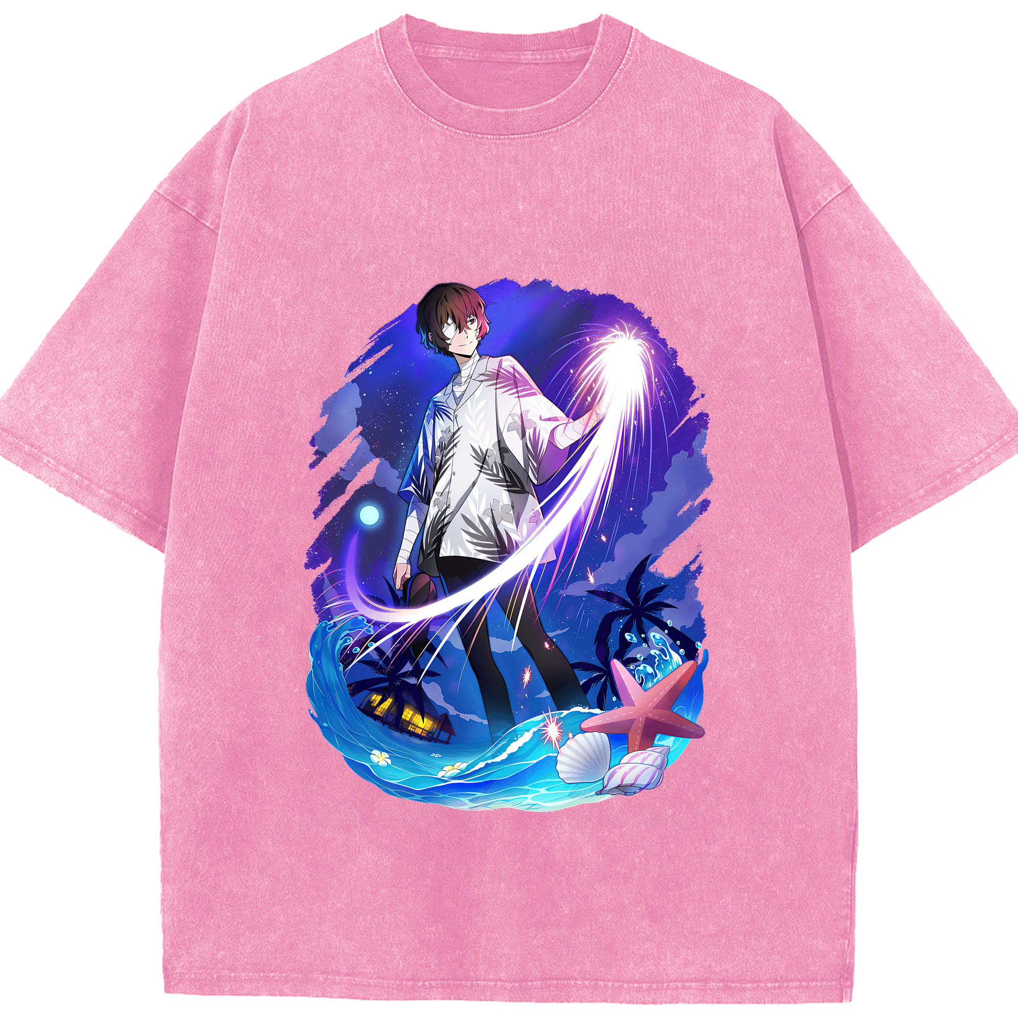 （画像用） 文豪ストレイドッグス Bungo Stray Dogs 綿100% ヴィンテージ風 半袖Tシャツ（フロントプリント）